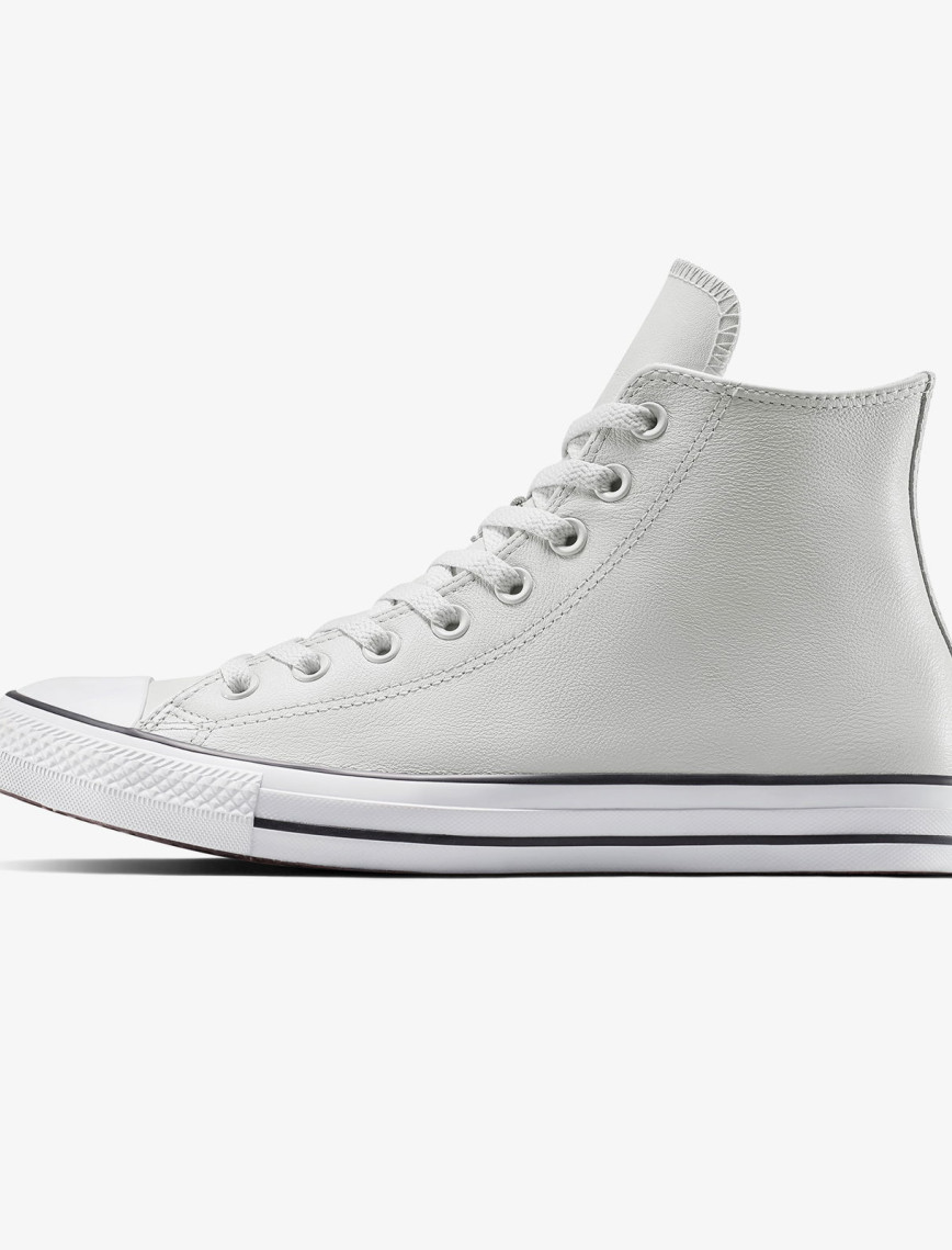 Converse Chuck Taylor All Star Leather Unisex Gri Sneaker Converse Chuck Taylor All Star Leather Unisex Gri Sneaker