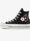 Converse Chuck Taylor All Star Lift Platform Floral Kadın Siyah Sneaker Converse Chuck Taylor All Star Lift Platform Floral Kadın Siyah Sneaker