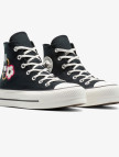 Converse Chuck Taylor All Star Lift Platform Floral Kadın Siyah Sneaker Converse Chuck Taylor All Star Lift Platform Floral Kadın Siyah Sneaker