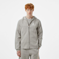 Converse Star Chevron Baskılı Regular Fit Erkek Gri Hoodie