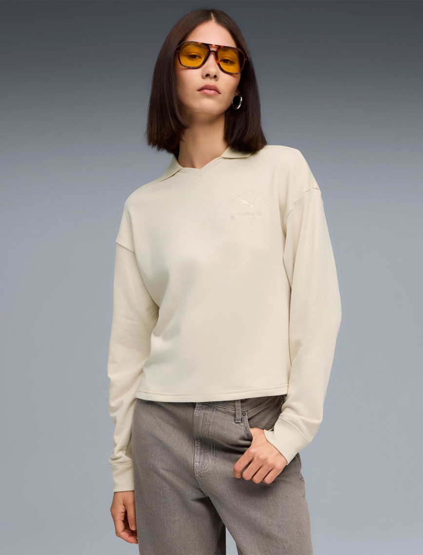 Puma Class Comfort Crew Kadın Krem Polo Puma Class Comfort Crew Kadın Krem Polo