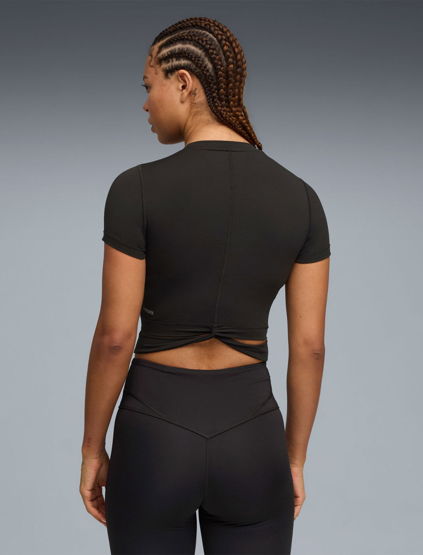 Puma Cloudspun Ss Twist Kadın Siyah Antrenman T-Shirt Puma Cloudspun Ss Twist Kadın Siyah Antrenman T-Shirt