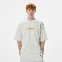 Converse Star Chevron Baskılı Erkek Oversize Fit Krem T-Shirt Converse Star Chevron Baskılı Erkek Oversize Fit Krem T-Shirt