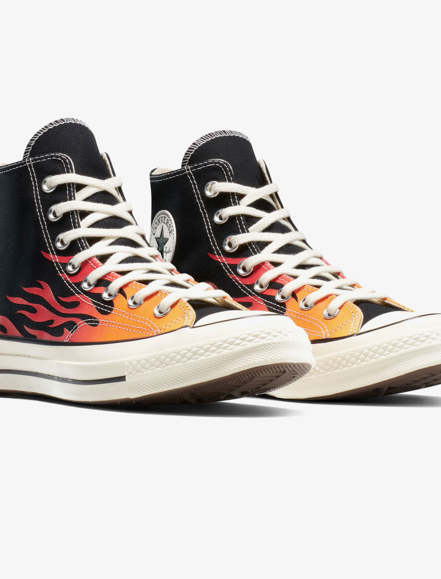 Converse Chuck 70 Fire Unisex Siyah Sneaker Converse Chuck 70 Fire Unisex Siyah Sneaker