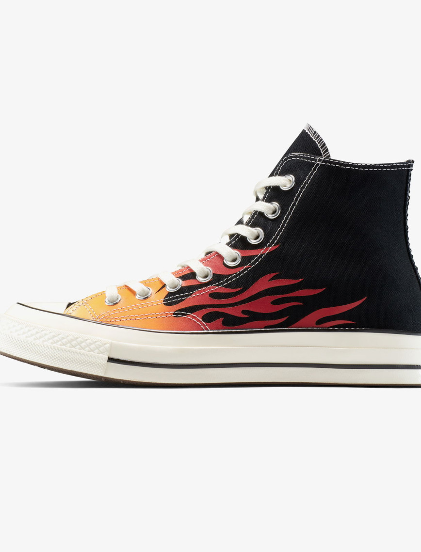 Converse Chuck 70 Fire Unisex Siyah Sneaker Converse Chuck 70 Fire Unisex Siyah Sneaker