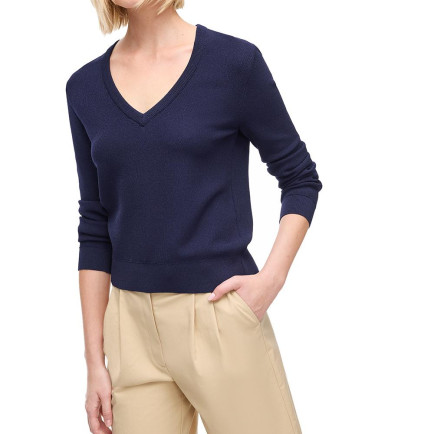 Lacivert V-Yaka Triko Kazak Lacivert V-Yaka Triko Kazak