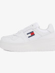 Tommy Jeans New Retro Basket Kadın Beyaz Sneaker Tommy Jeans New Retro Basket Kadın Beyaz Sneaker