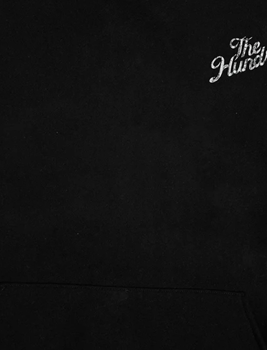 The Hundreds Snake Slant Pullover Erkek Siyah Hoodie