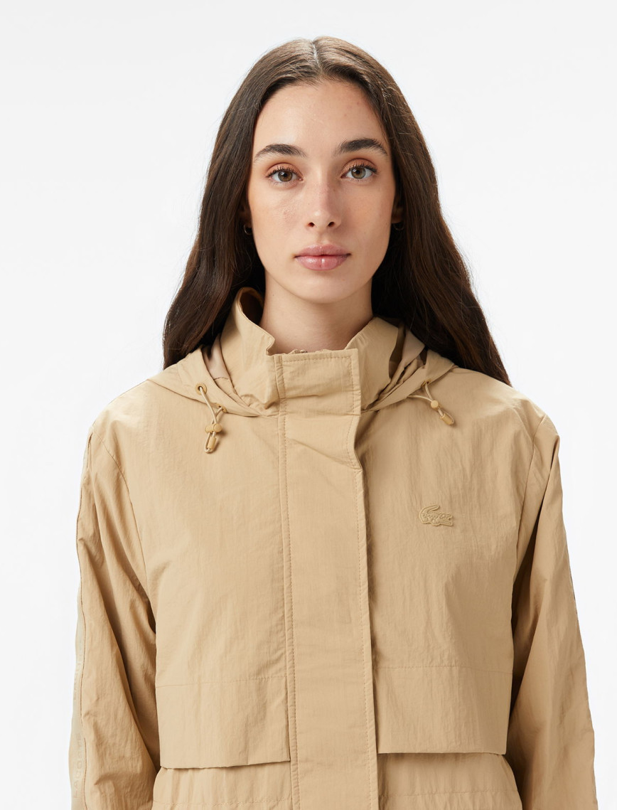 Lacoste Kadın Kapüşonlu Bej Mont Lacoste Kadın Kapüşonlu Bej Mont