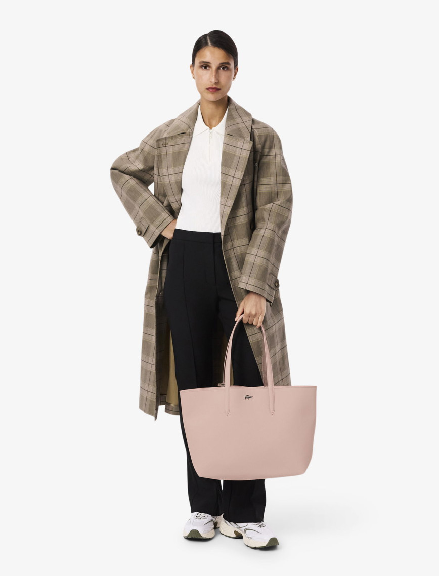 Lacoste Anna Kadın Çift Taraflı Pembe Omuz Çantası Lacoste Anna Kadın Çift Taraflı Pembe Omuz Çantası