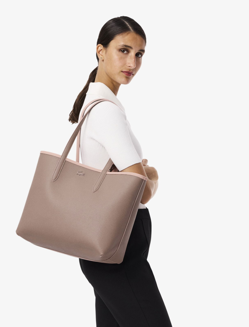 Lacoste Anna Kadın Çift Taraflı Pembe Omuz Çantası Lacoste Anna Kadın Çift Taraflı Pembe Omuz Çantası