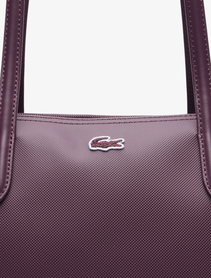 Lacoste Large L.12.12 Kadın Bordo Omuz Çantası
