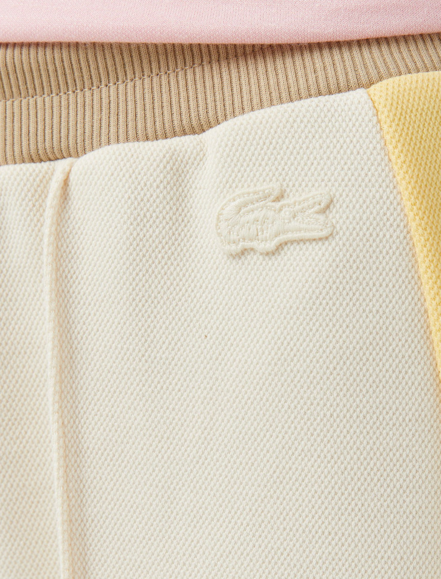 Lacoste Kadın Straight Fit Renk Bloklu Krem Eşofman Altı Lacoste Kadın Straight Fit Renk Bloklu Krem Eşofman Altı