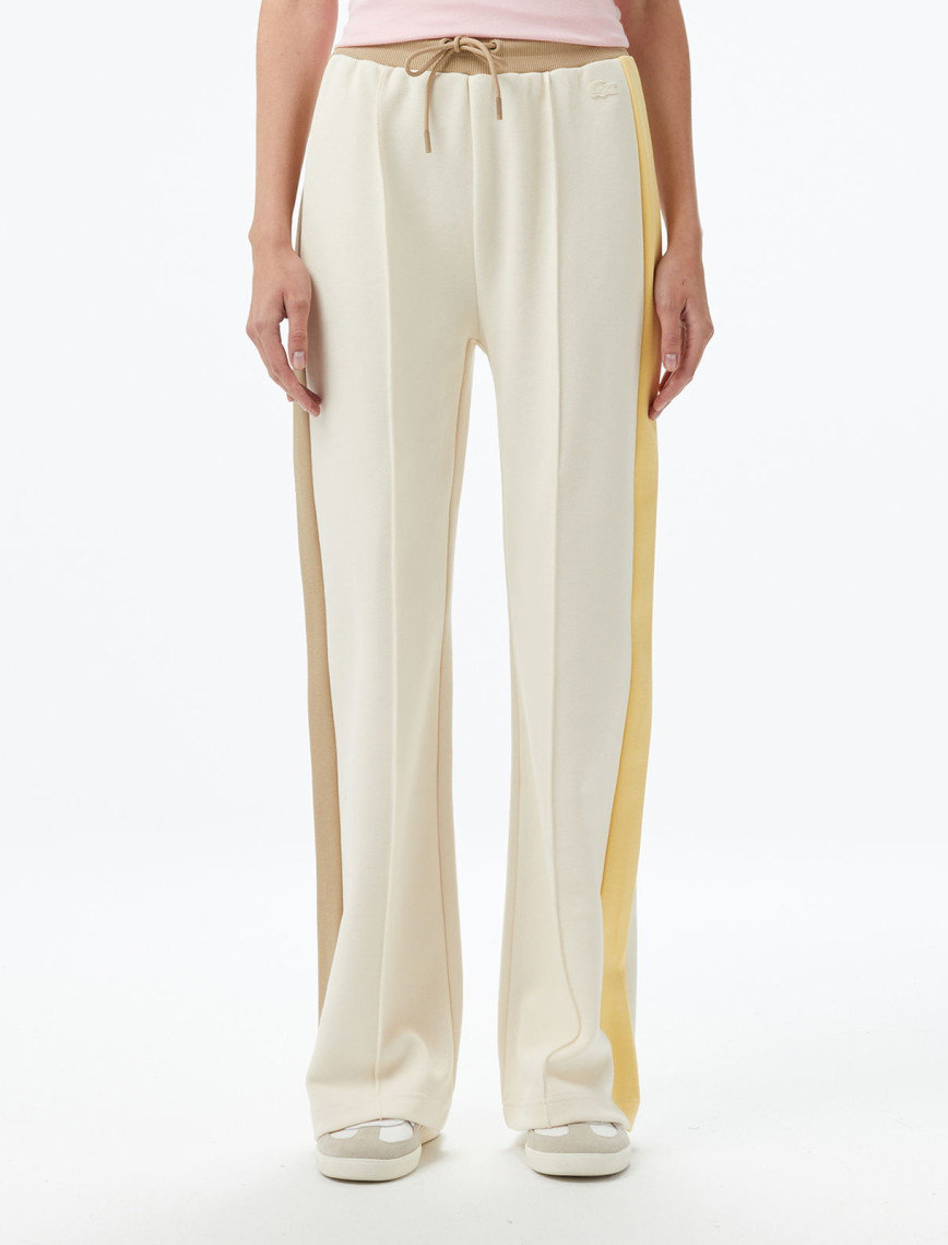 Lacoste Kadın Straight Fit Renk Bloklu Krem Eşofman Altı Lacoste Kadın Straight Fit Renk Bloklu Krem Eşofman Altı