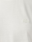 Lacoste Kadın Loose Fit Bisiklet Yaka Beyaz T-Shirt
