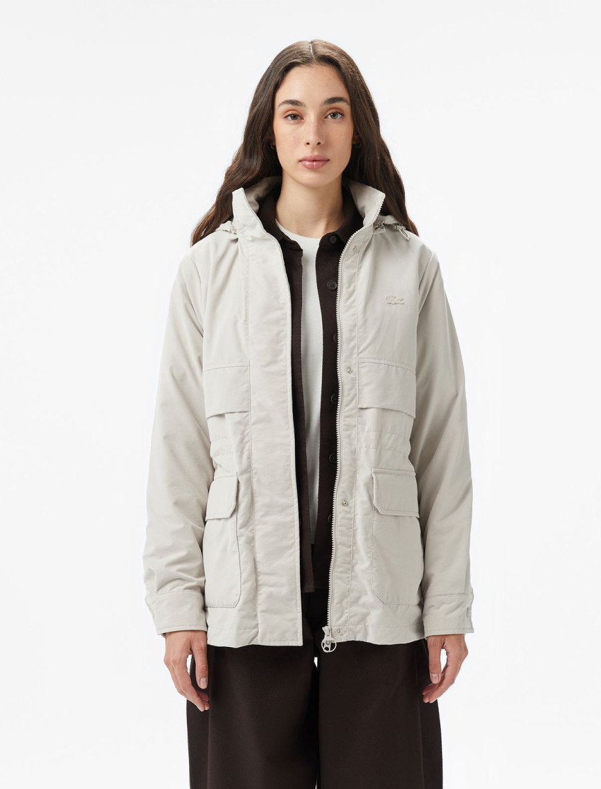 Lacoste Kadın Kapüşonlu Siyah Mont Lacoste Kadın Kapüşonlu Siyah Mont