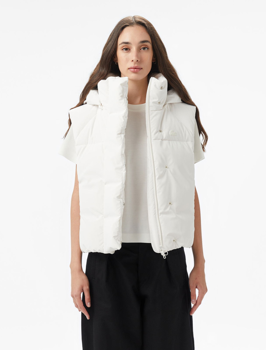 Lacoste Kadın Kapüşonlu Siyah Yelek Lacoste Kadın Kapüşonlu Siyah Yelek