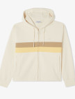 Lacoste Kadın Relaxed Fit Kapüşonlu Renk Bloklu Krem Sweatshirt Lacoste Kadın Relaxed Fit Kapüşonlu Renk Bloklu Krem Sweatshirt