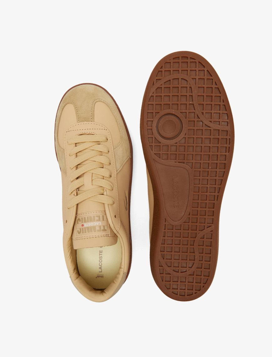 Lacoste Baseshot Pro Erkek Bej Sneaker Lacoste Baseshot Pro Erkek Bej Sneaker