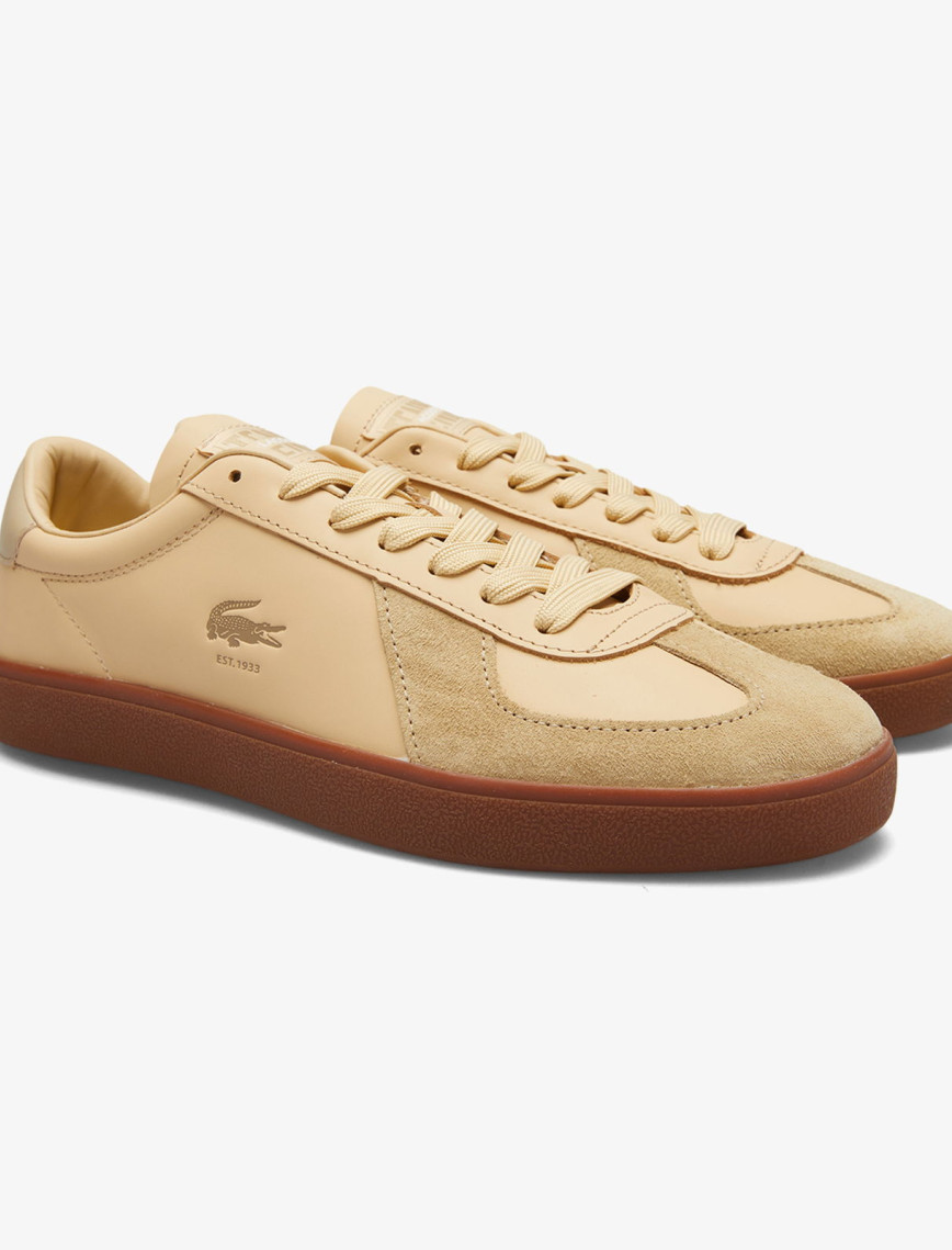 Lacoste Baseshot Pro Erkek Bej Sneaker Lacoste Baseshot Pro Erkek Bej Sneaker