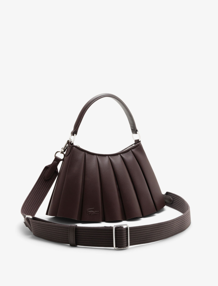 Lacoste Small Lenglen Kadın Deri Koyu Kahverengi Omuz Çantası Lacoste Small Lenglen Kadın Deri Koyu Kahverengi Omuz Çantası