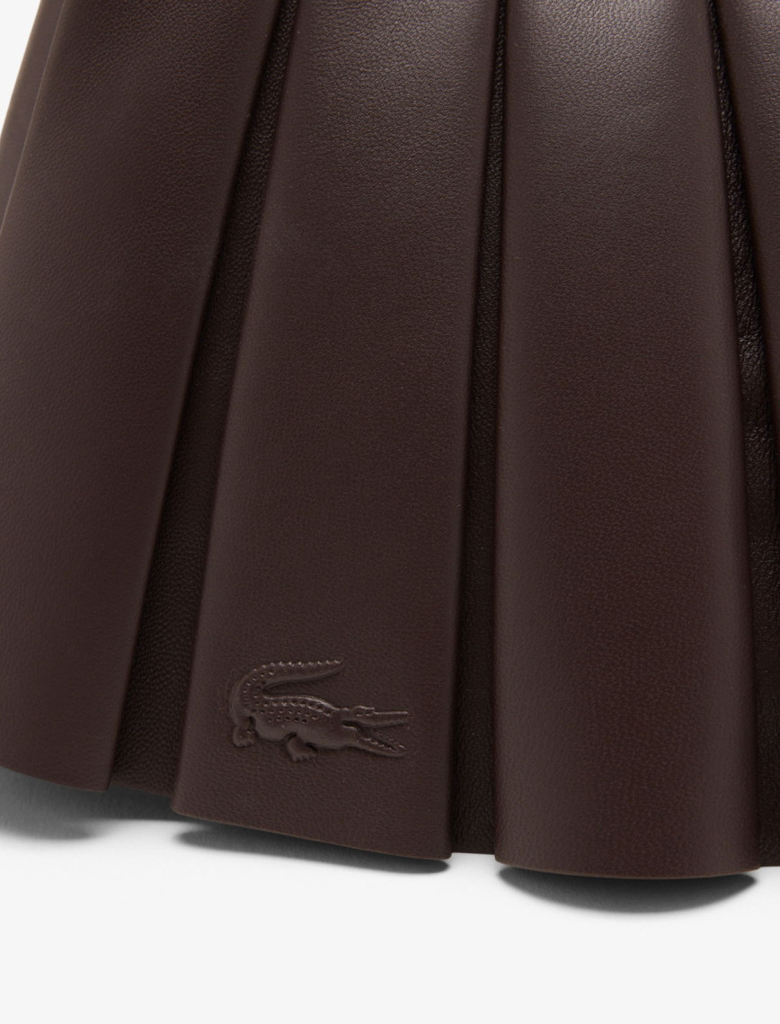 Lacoste Small Lenglen Kadın Deri Koyu Kahverengi Omuz Çantası Lacoste Small Lenglen Kadın Deri Koyu Kahverengi Omuz Çantası