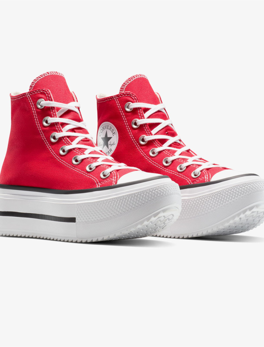 Converse Chuck Taylor All Star Lift Double Stack Platform Unisex Kırmızı Sneaker Converse Chuck Taylor All Star Lift Double Stack Platform Unisex Kırmızı Sneaker