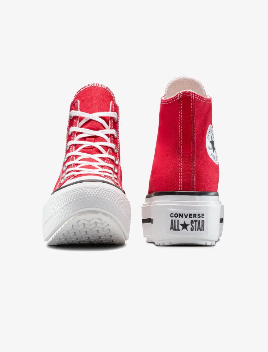 Converse Chuck Taylor All Star Lift Double Stack Platform Unisex Kırmızı Sneaker Converse Chuck Taylor All Star Lift Double Stack Platform Unisex Kırmızı Sneaker