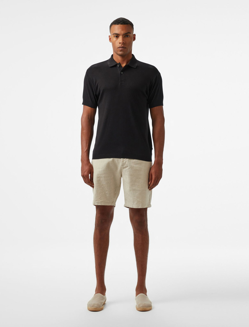 Nautica Erkek Siyah Classic Fit Polo