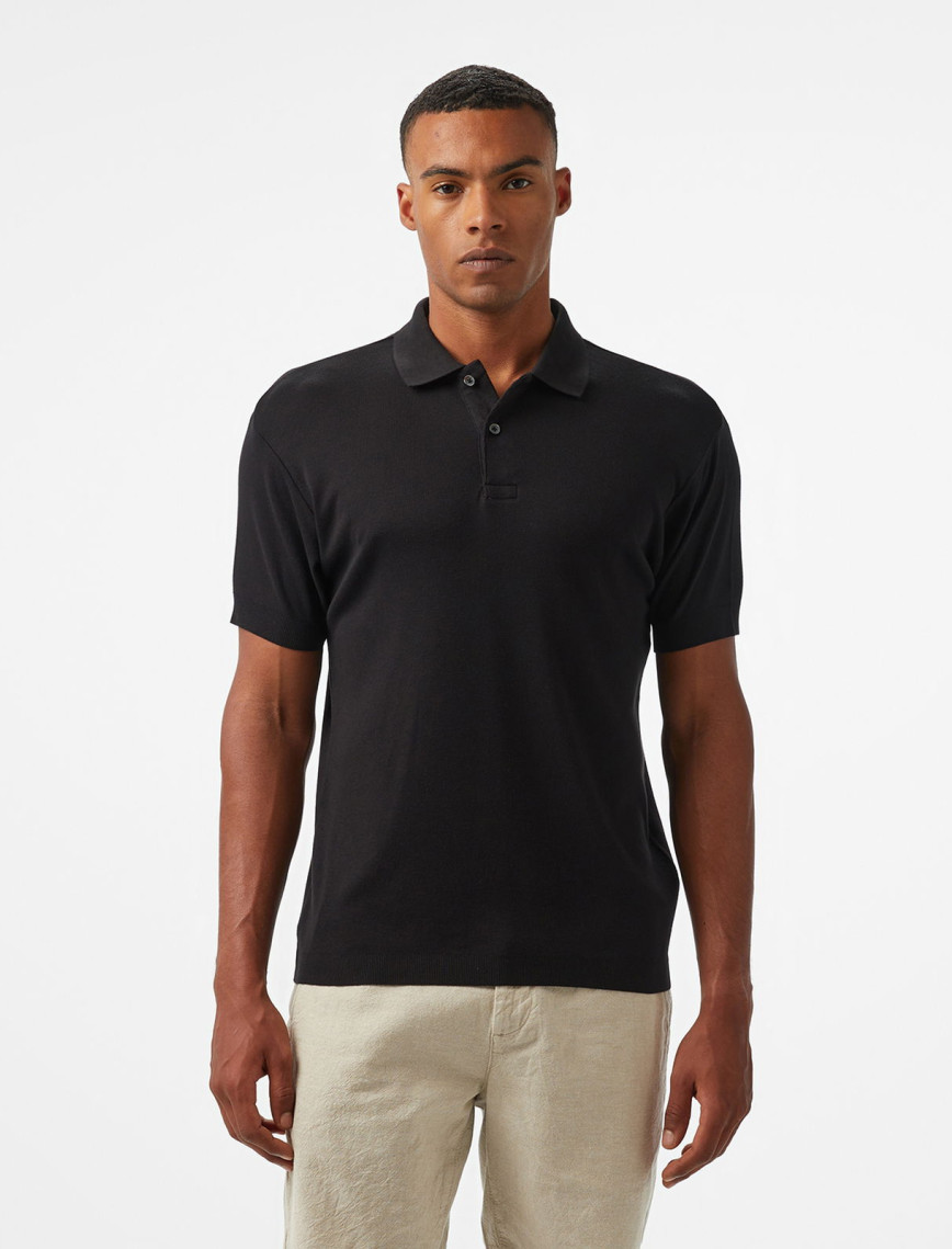 Nautica Erkek Siyah Classic Fit Polo