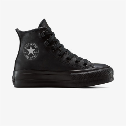 Converse Chuck Taylor All Star Lift Platform Deri Kadın Siyah Sneaker Converse Chuck Taylor All Star Lift Platform Deri Kadın Siyah Sneaker