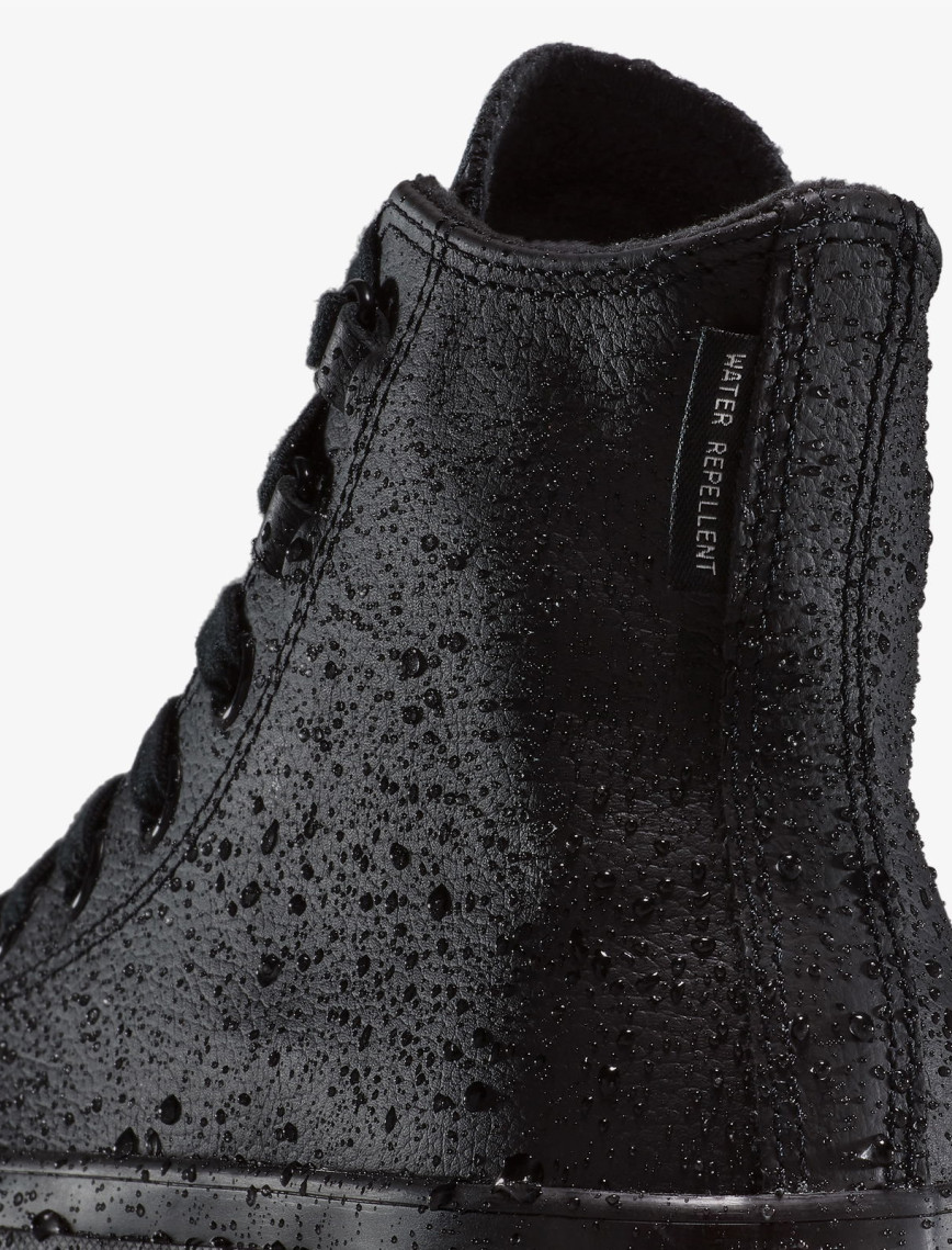 Converse Chuck Taylor All Star Lift Platform Deri Kadın Siyah Sneaker