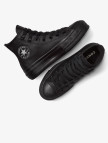 Converse Chuck Taylor All Star Lift Platform Deri Kadın Siyah Sneaker