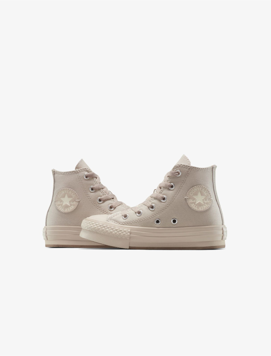Converse Chuck Taylor All Star EVA Lift Platform Çocuk Bej Sneaker Converse Chuck Taylor All Star EVA Lift Platform Çocuk Bej Sneaker