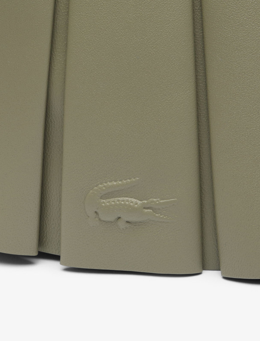 Lacoste Small Lenglen Kadın Deri Haki Omuz Çantası Lacoste Small Lenglen Kadın Deri Haki Omuz Çantası