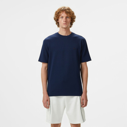Lacoste Erkek Oversize Fit Bisiklet Yaka Lacivert T-Shirt Lacoste Erkek Oversize Fit Bisiklet Yaka Lacivert T-Shirt