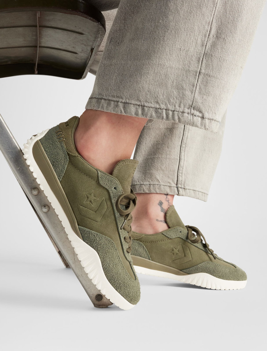 Converse Run Star Trainer Colourful Suede Unisex Haki Sneaker Converse Run Star Trainer Colourful Suede Unisex Haki Sneaker