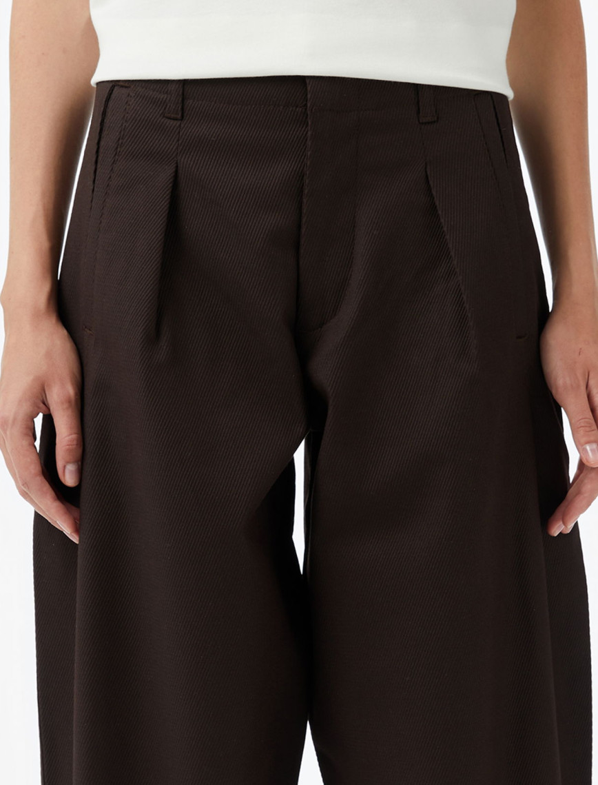 Lacoste Kadın Kahverengi Chino Pantolon Lacoste Kadın Kahverengi Chino Pantolon