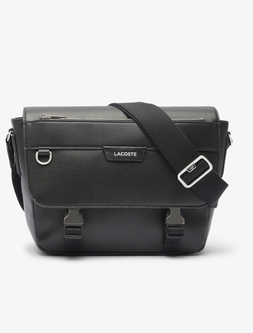 Lacoste Erkek Deri Siyah Omuz Çantası Lacoste Erkek Deri Siyah Omuz Çantası