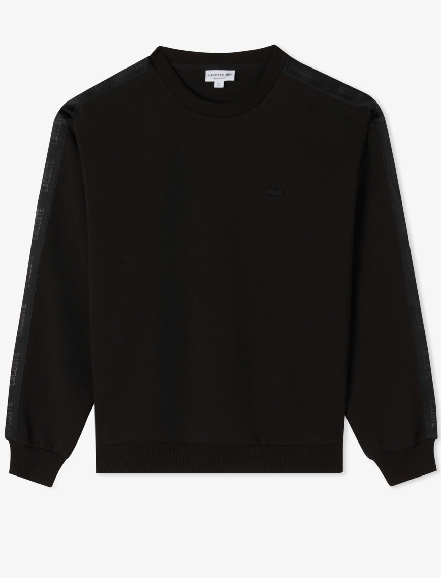 Lacoste Erkek Relaxed Fit Bisiklet Yaka Siyah Sweatshirt Lacoste Erkek Relaxed Fit Bisiklet Yaka Siyah Sweatshirt