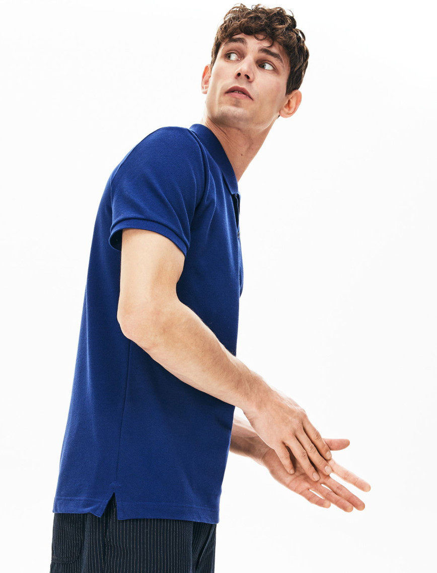Lacoste Erkek Slim Fit Koyu Mavi Polo Lacoste Erkek Slim Fit Koyu Mavi Polo
