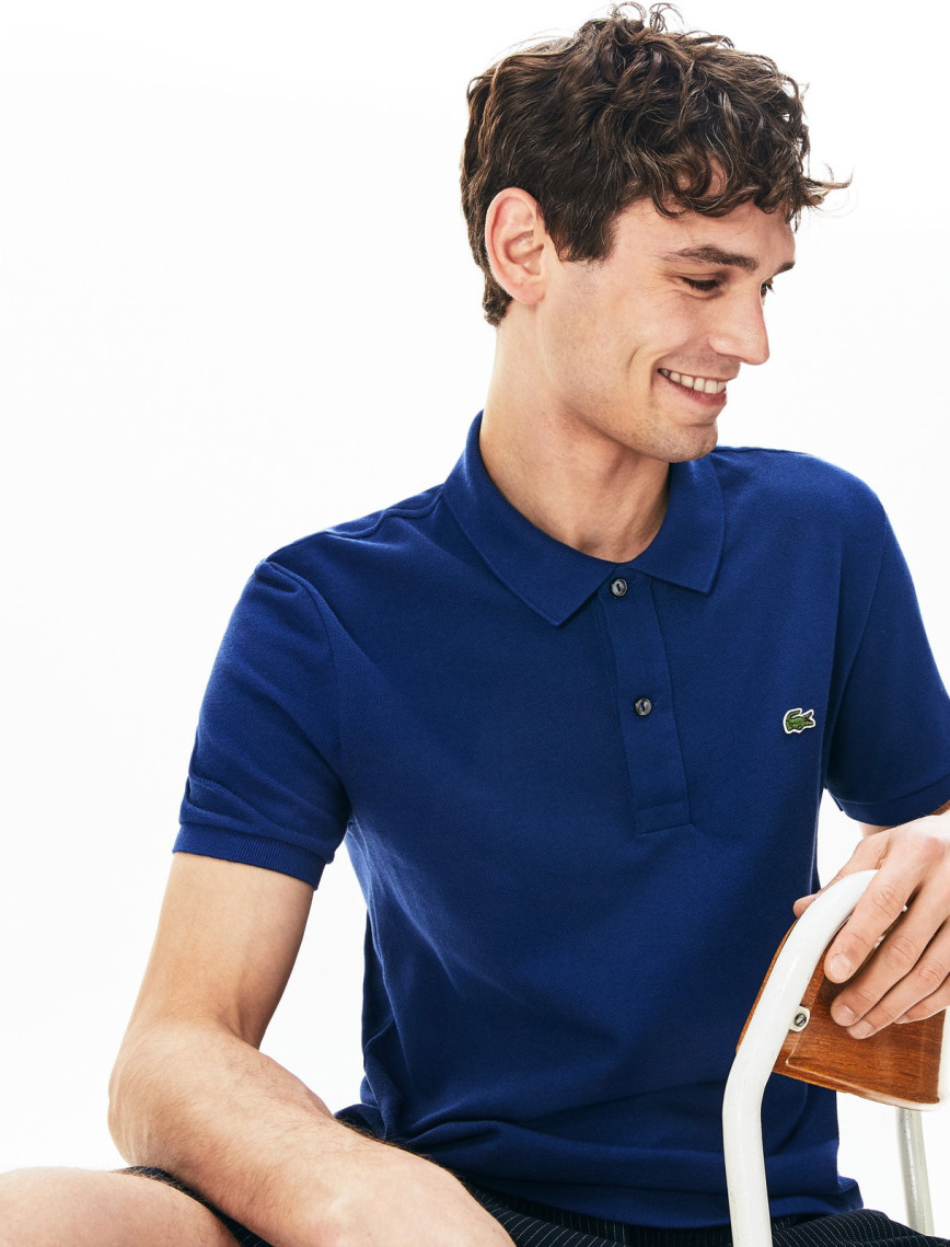 Lacoste Erkek Slim Fit Koyu Mavi Polo Lacoste Erkek Slim Fit Koyu Mavi Polo