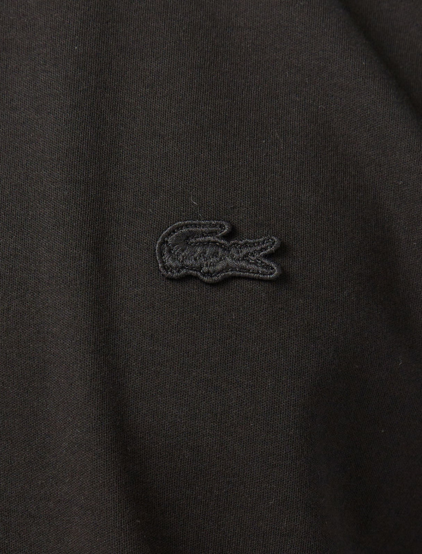 Lacoste Erkek Oversize Fit Bisiklet Yaka Siyah T-Shirt Lacoste Erkek Oversize Fit Bisiklet Yaka Siyah T-Shirt