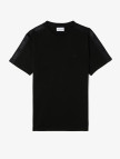 Lacoste Erkek Oversize Fit Bisiklet Yaka Siyah T-Shirt Lacoste Erkek Oversize Fit Bisiklet Yaka Siyah T-Shirt