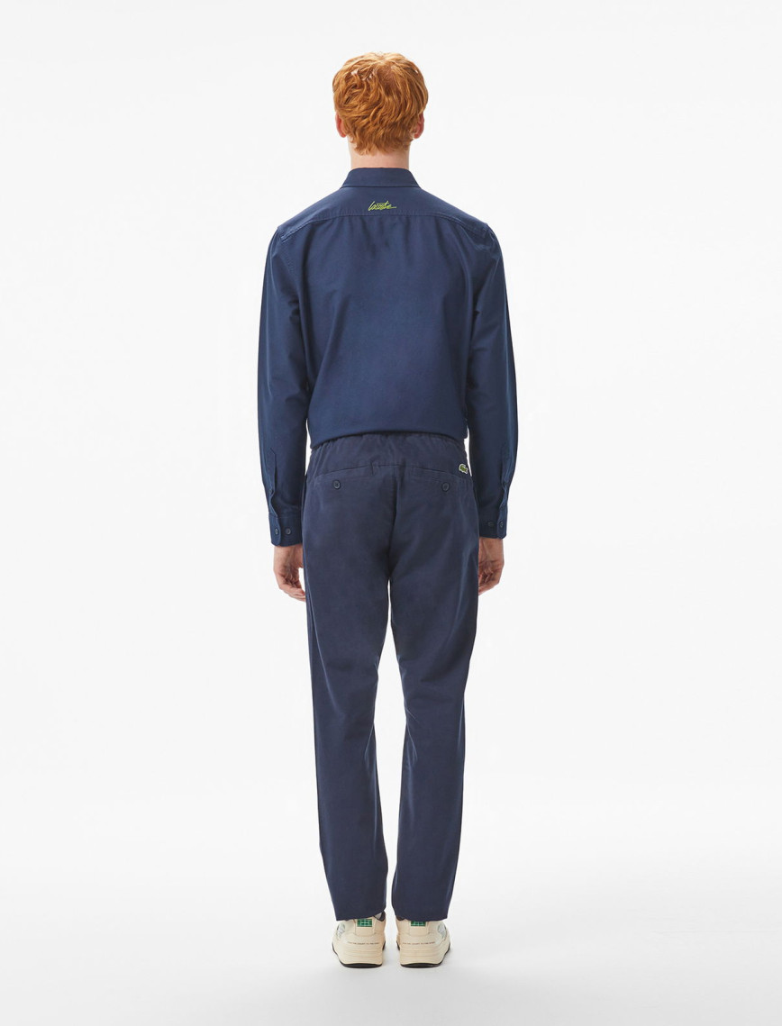 Lacoste Erkek Slim Fit Lacivert Chino Pantolon Lacoste Erkek Slim Fit Lacivert Chino Pantolon