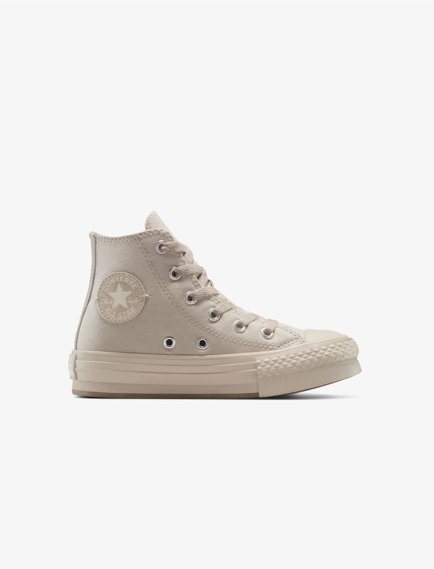Converse Chuck Taylor All Star EVA Lift Platform Çocuk Bej Sneaker Converse Chuck Taylor All Star EVA Lift Platform Çocuk Bej Sneaker