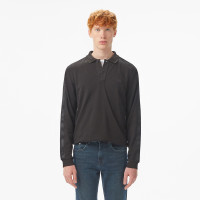 Lacoste Erkek Regular Fit Uzun Kollu Siyah Polo Lacoste Erkek Regular Fit Uzun Kollu Siyah Polo