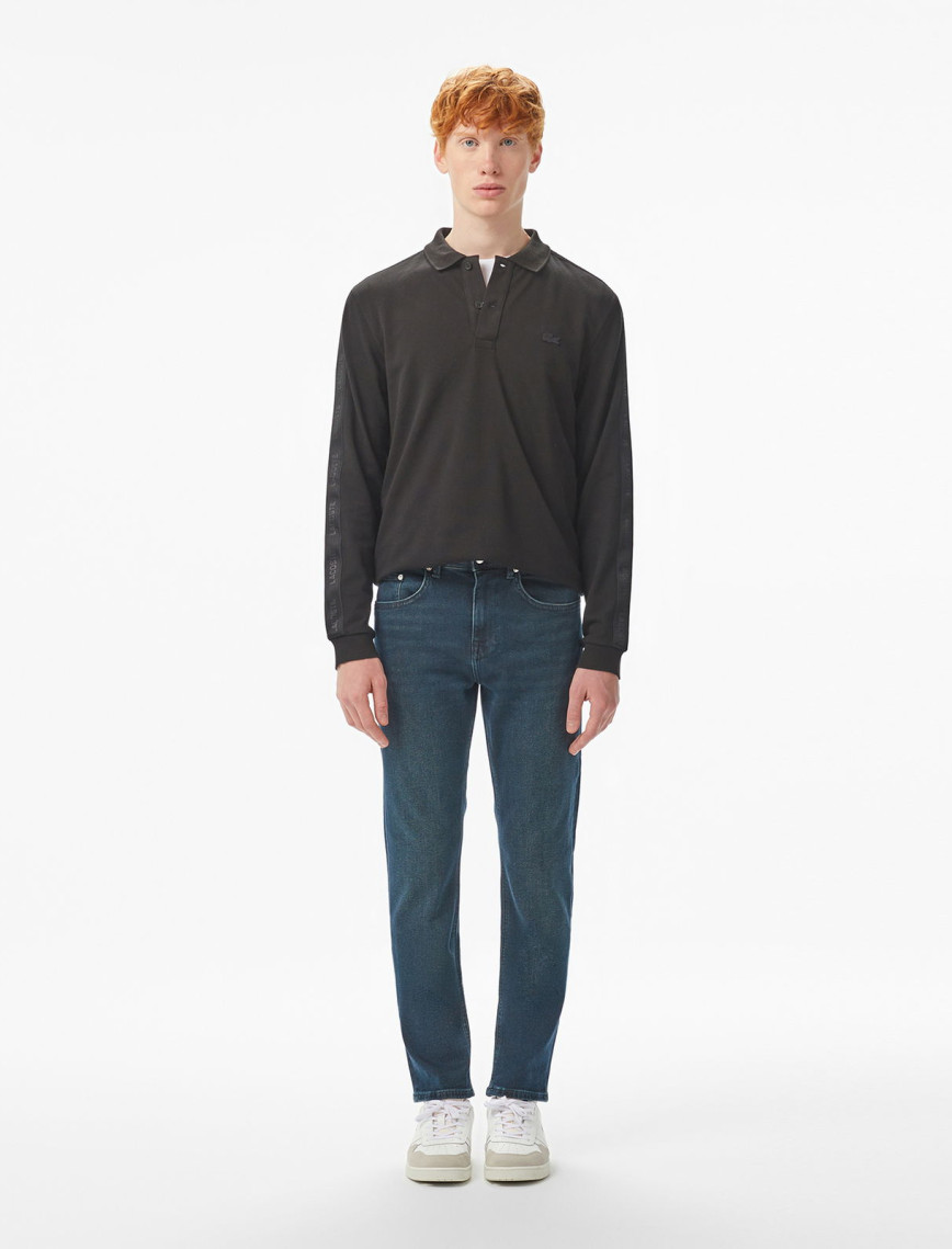 Lacoste Erkek Regular Fit Uzun Kollu Siyah Polo Lacoste Erkek Regular Fit Uzun Kollu Siyah Polo