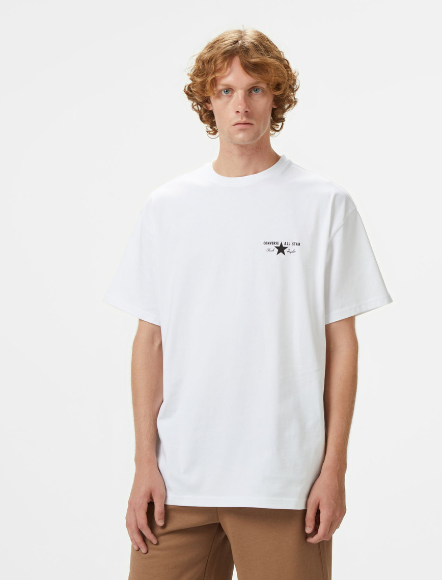 Converse Erkek Grafik Baskılı Siyah T-Shirt Converse Erkek Grafik Baskılı Siyah T-Shirt