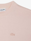 Lacoste Kadın Loose Fit Bisiklet Yaka Pembe T-Shirt